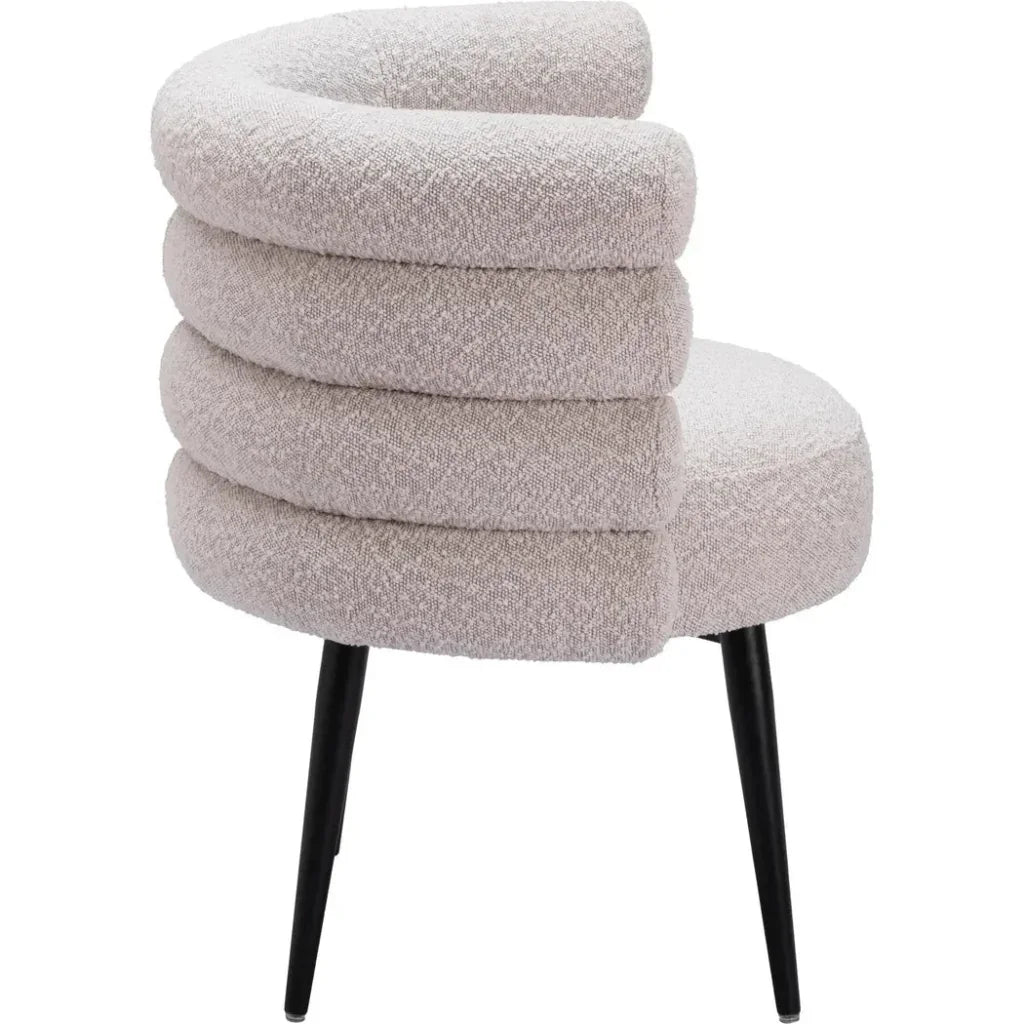 Grena Misty Gray Armless Dining Chair