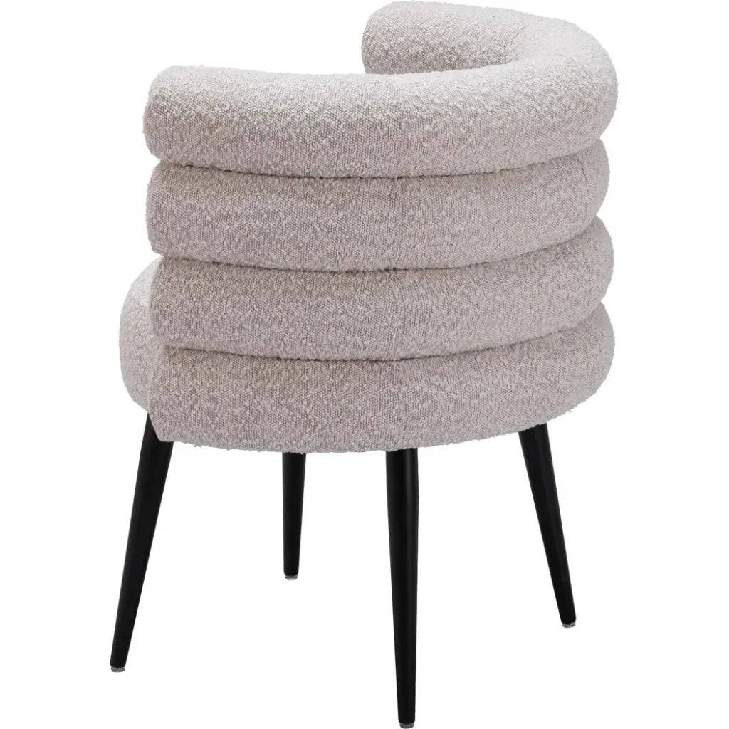 Grena Misty Gray Armless Dining Chair