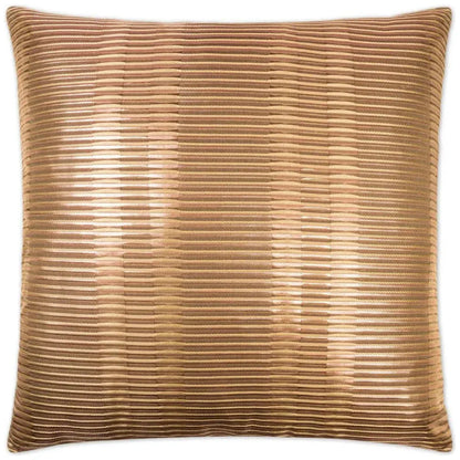 Grid Copper Throw Pillow With Insert