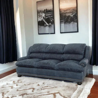 Gunslinger Leather Sofa - Custom Benchmade USA
