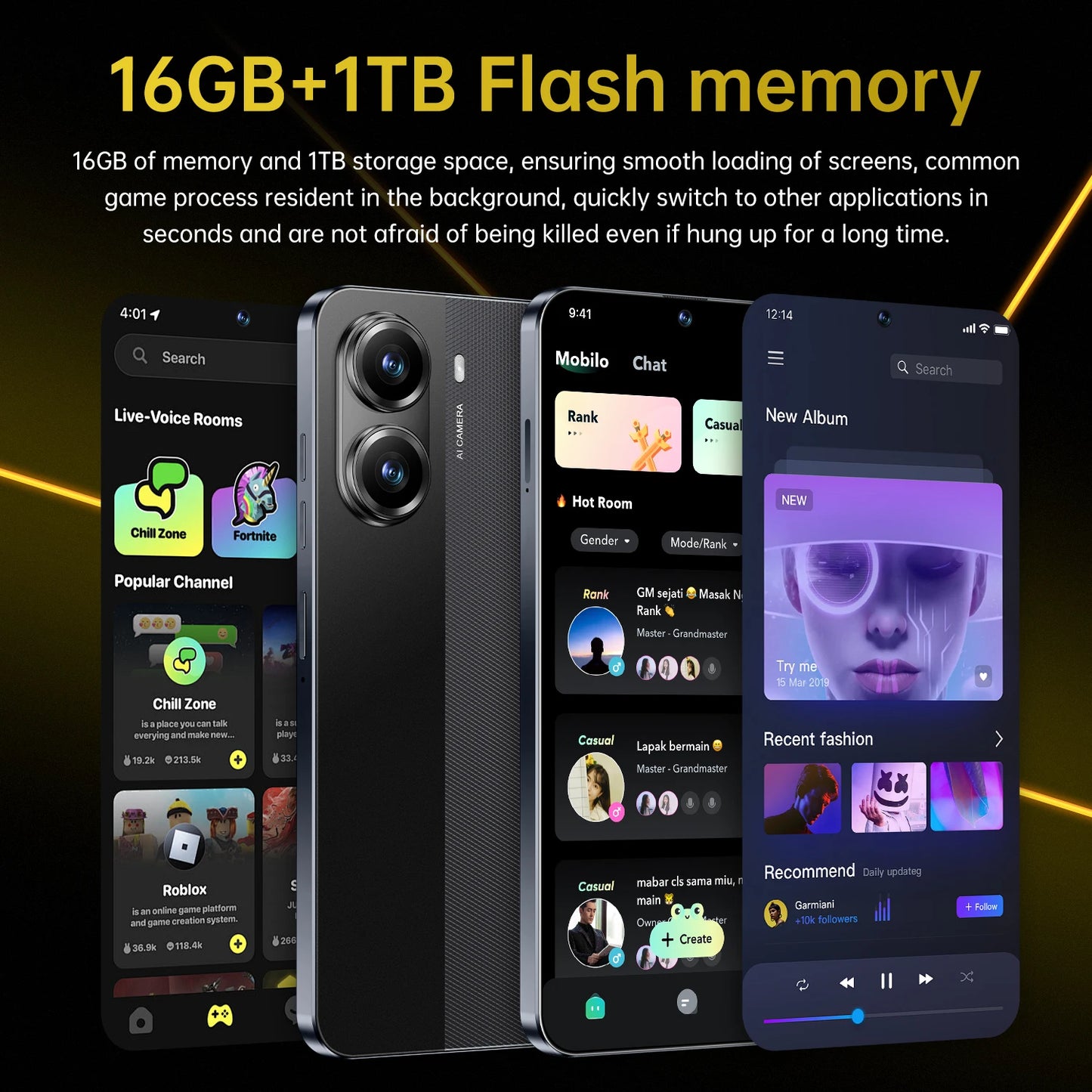 Real High Quality X7 Pro 16+1TB Smartphone Hot Selling 7.3 Inch Big Screen Cheap Android 14 Cellphones Smart Phones