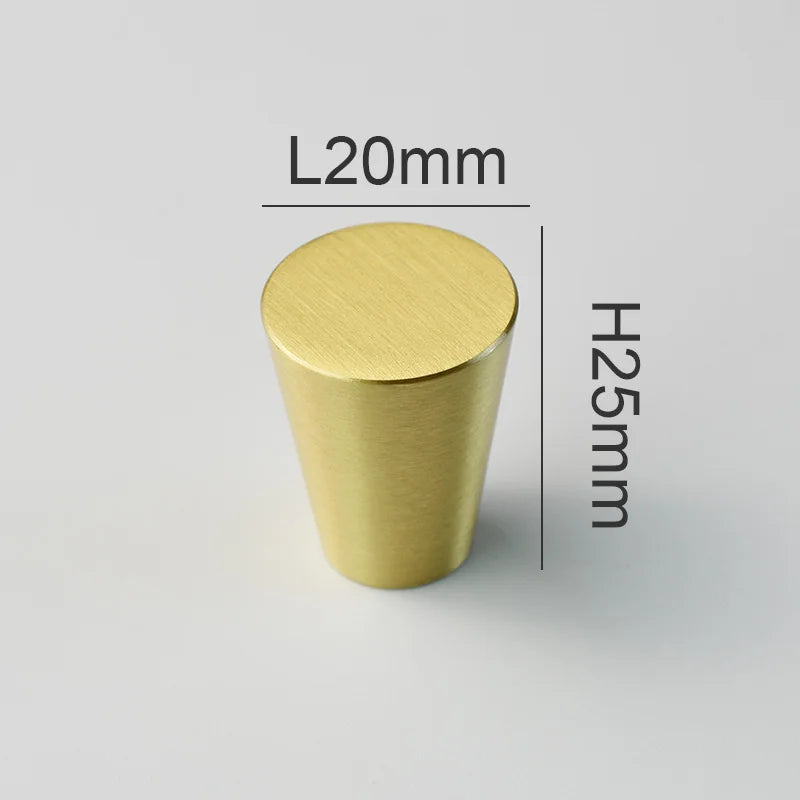 IHOMCASA Round Brass Gold Furniture Handles For Drawers Bathroom Kitchen Storage Cabinet Pulls Wardrobe Shoe Cupboard Door Knob