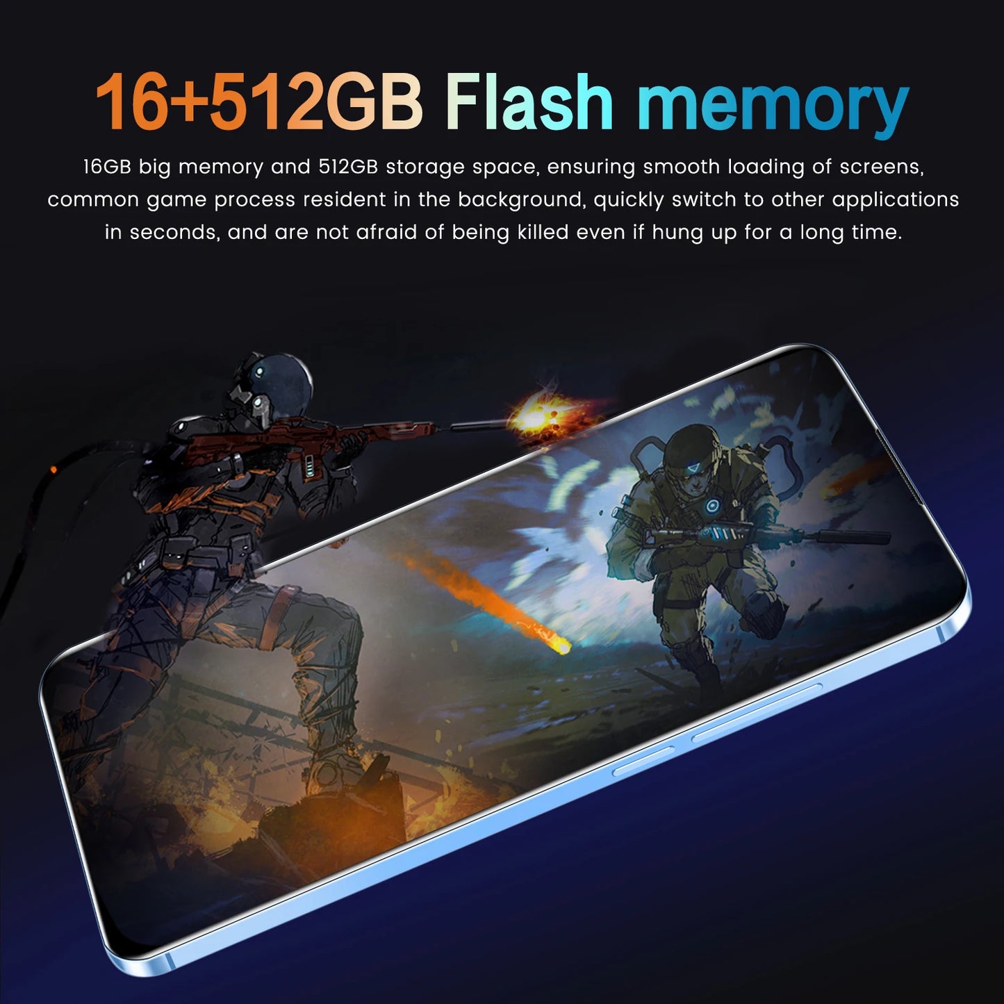 5G Phones Android 13.0 Mobile Phones Cellphone Original S25 Ultra 16GB+512GB Smartphone 7.3 Inch Unlocked Dual Card Smart Phone