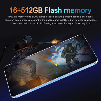 5G Phones Android 13.0 Mobile Phones Cellphone Original S25 Ultra 16GB+512GB Smartphone 7.3 Inch Unlocked Dual Card Smart Phone