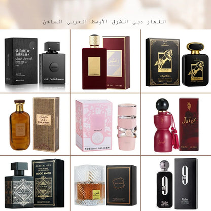Middle East Dubai UAE Luxury Men's Woody & Milk Fragrance Long-Lasting Light Spray Perfume 100ml Shandong Origin ARAB Style