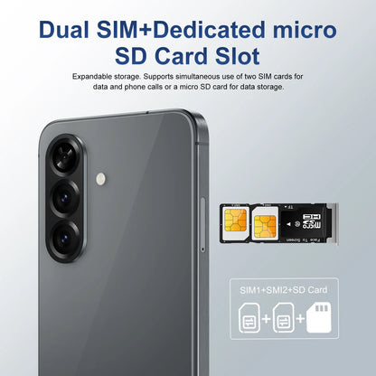 Factory Price Original A56 5G Dual SIM Smartphone 144Hz 108MP Android Phone Quick Charge Big Screen Phone CDMA