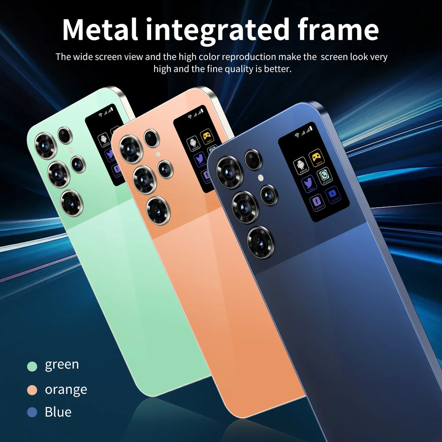 Good Quality 5G Original Mobile Phone S26 Ultra SmartPhone 7.3HD Screen 16G+1T Android14 Dual Sim Face Unlocked