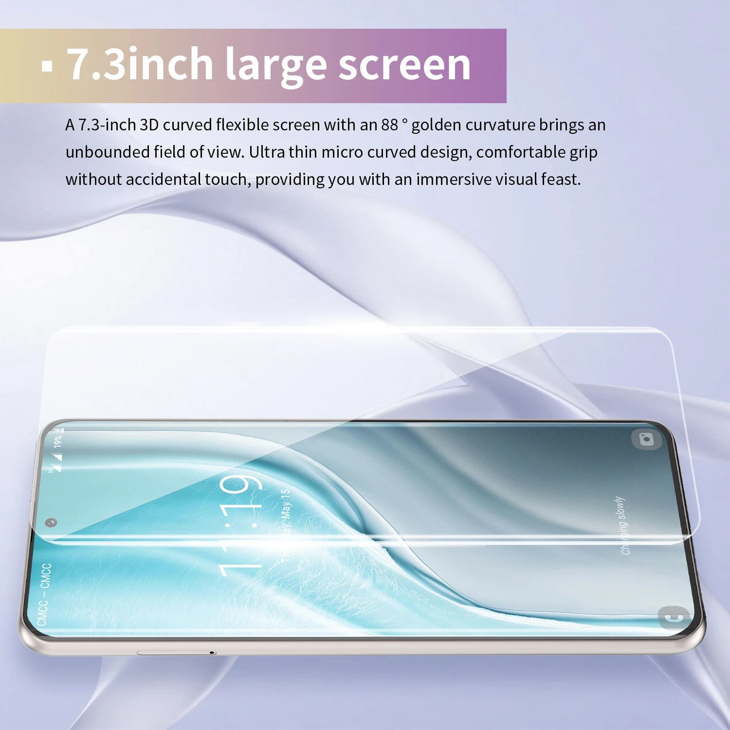 Sell Well Very Friendly Factory Price S26 Ultra Smartphone 8GB+256GB Unlocked Dual Card 7.3 Inches Screen Mobile Phones