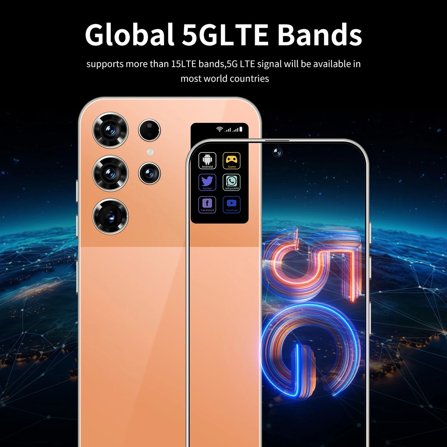 The Best Price 2025 Latest S25 Ultra Smart Phone 16G+1TB Android Hot Style Gaming Phone HD Screen 5G Cellular Cheap Phones