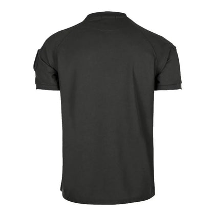 Mens Tactical Quick Dry Polo Shirt for Summer Outdoor Breathable Paintball Training T-shirt Solid 100% Polyester Camouflage Top