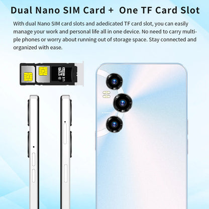 Celular NETWORK Full Display S30 Ultra 16GB+1TB 7.3 Inch Android 13 Cheap Phones for Mobile Smart Phone