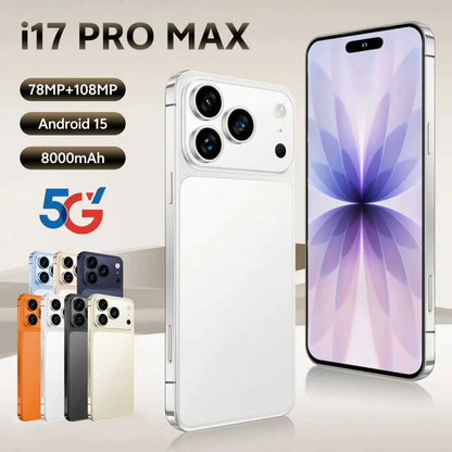 New I17 ProMax Wholesale Cheap Brand Mobile Original Phone Version Unlocked 16GB+512GB1 TB Original Low Price Dual Sim Card