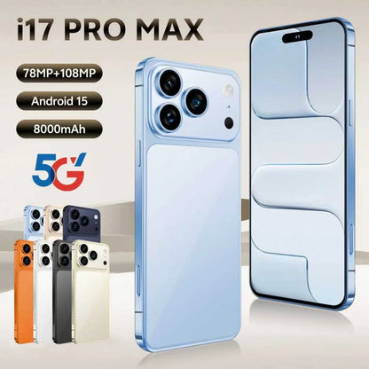 New I17 ProMax Wholesale Cheap Brand Mobile Original Phone Version Unlocked 16GB+512GB1 TB Original Low Price Dual Sim Card