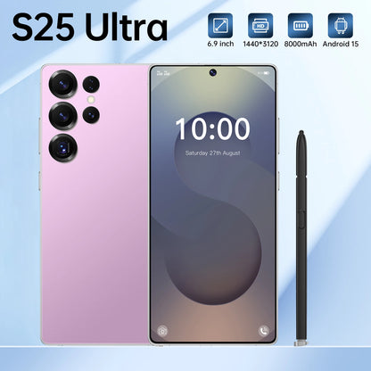 S25 Ultra Smartphone7.3inch Unlocked Dual Card 5G Smartphone Android Mobile Phones Telephone Wholesale Original S25 16G+1TB