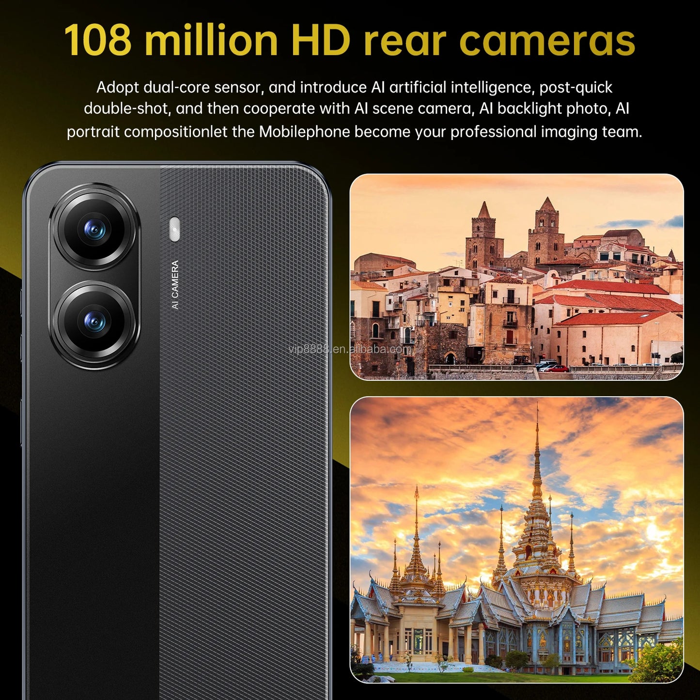 Real High Quality X7 Pro 16+1TB Smartphone Hot Selling 7.3 Inch Big Screen Cheap Android 14 Cellphones Smart Phones