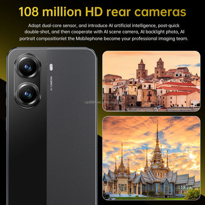 Real High Quality X7 Pro 16+1TB Smartphone Hot Selling 7.3 Inch Big Screen Cheap Android 14 Cellphones Smart Phones