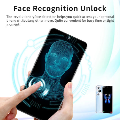 Celular NETWORK Full Display S30 Ultra 16GB+1TB 7.3 Inch Android 13 Cheap Phones for Mobile Smart Phone