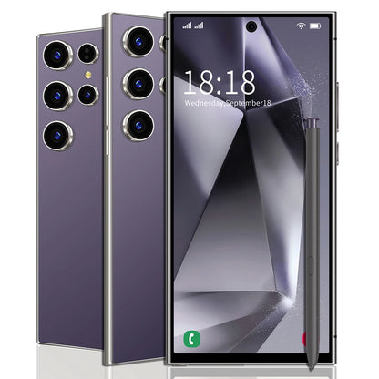 Best Selling S24 Ultra 5G Smartphone 7-Inch Version with Dual SIM Android14 CDMA Cellular 4G/5G Mobile Phones