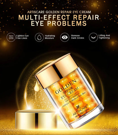 ARTISCARE Peptide Anti Wrinkle Facial Cream + Golden Eye Cream Anti-Wrinkle Anti-Aging Skin Care Whitening and Lifting Day Cream