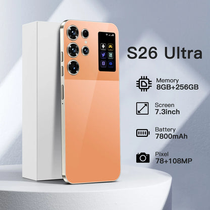 Good Quality 5G Original Mobile Phone S26 Ultra SmartPhone 7.3HD Screen 16G+1T Android14 Dual Sim Face Unlocked