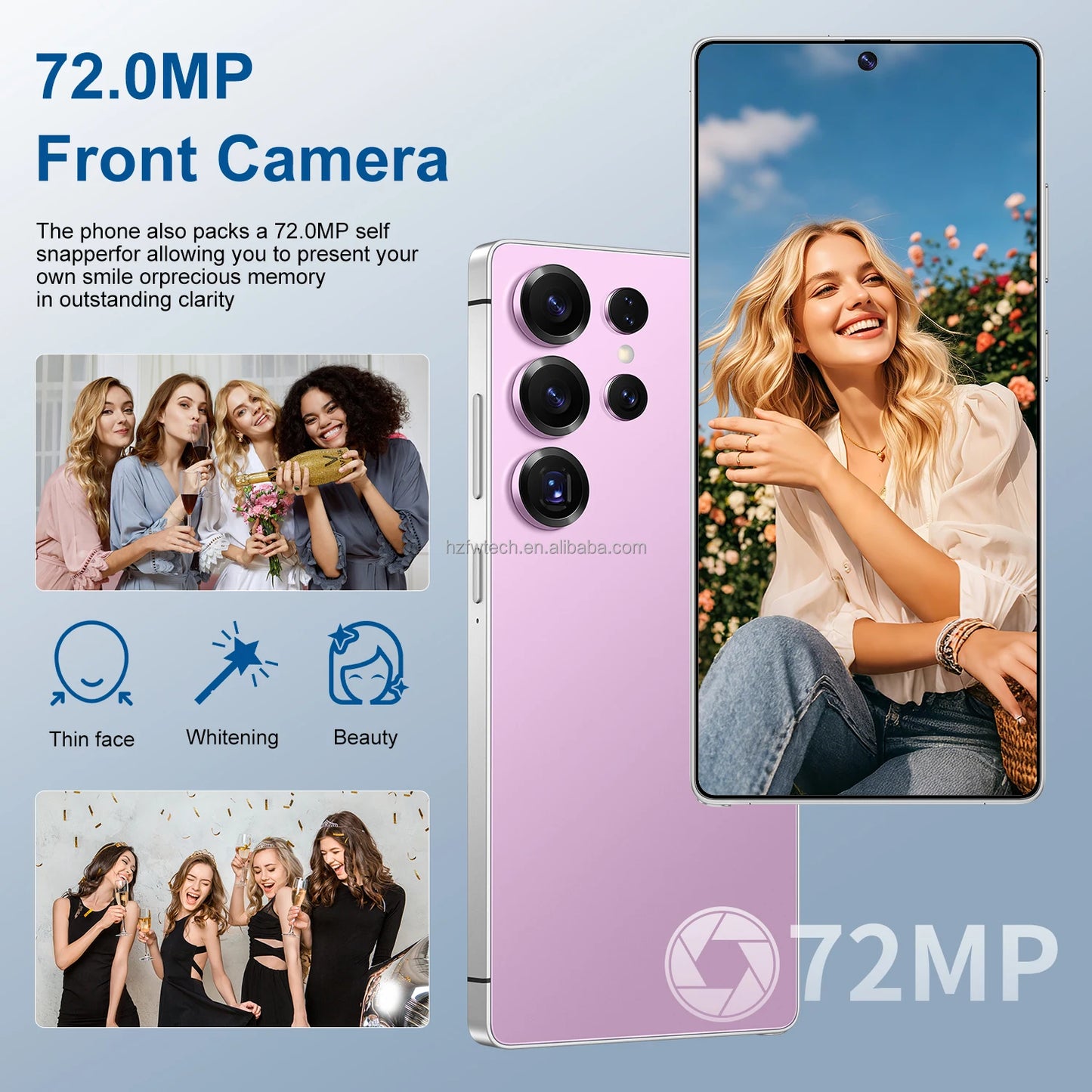 S25 Ultra Smartphone7.3inch Unlocked Dual Card 5G Smartphone Android Mobile Phones Telephone Wholesale Original S25 16G+1TB