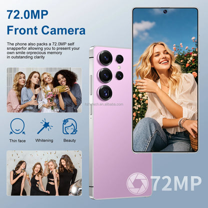 S25 Ultra Smartphone7.3inch Unlocked Dual Card 5G Smartphone Android Mobile Phones Telephone Wholesale Original S25 16G+1TB