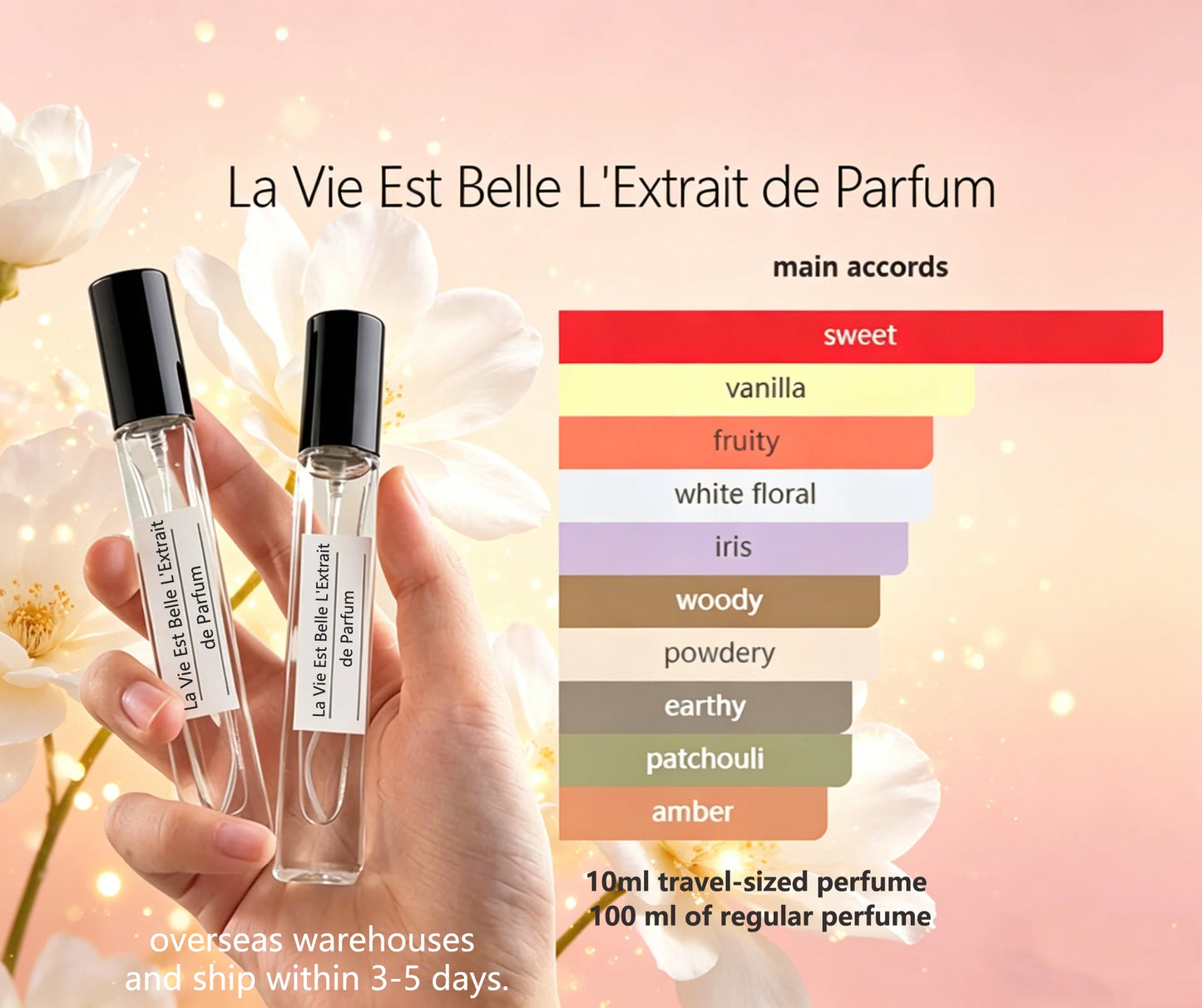 Super long fragrance women perfume 10ml convenient travel perfume most popular perfume wholesaler