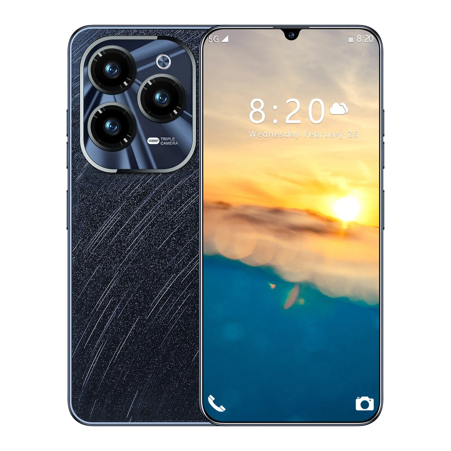 Top Selling Newest Mobile Phone Hot 40 Pro True 4G Smart Phone Manufacturing 7GB 64GB 6.5Inch Big Screen Smart Phones Android