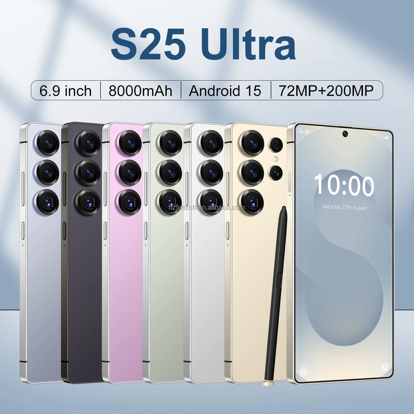 S25 Ultra Smartphone7.3inch Unlocked Dual Card 5G Smartphone Android Mobile Phones Telephone Wholesale Original S25 16G+1TB