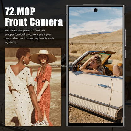 Best Selling S24 Ultra 5G Smartphone 7-Inch Version with Dual SIM Android14 CDMA Cellular 4G/5G Mobile Phones