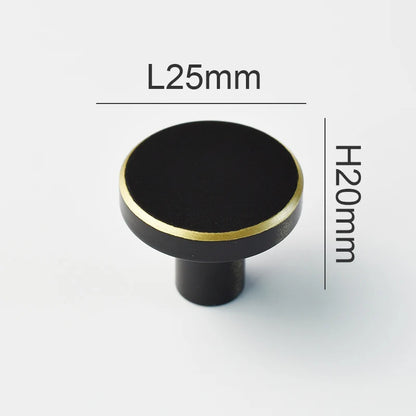 IHOMCASA Round Brass Gold Furniture Handles For Drawers Bathroom Kitchen Storage Cabinet Pulls Wardrobe Shoe Cupboard Door Knob