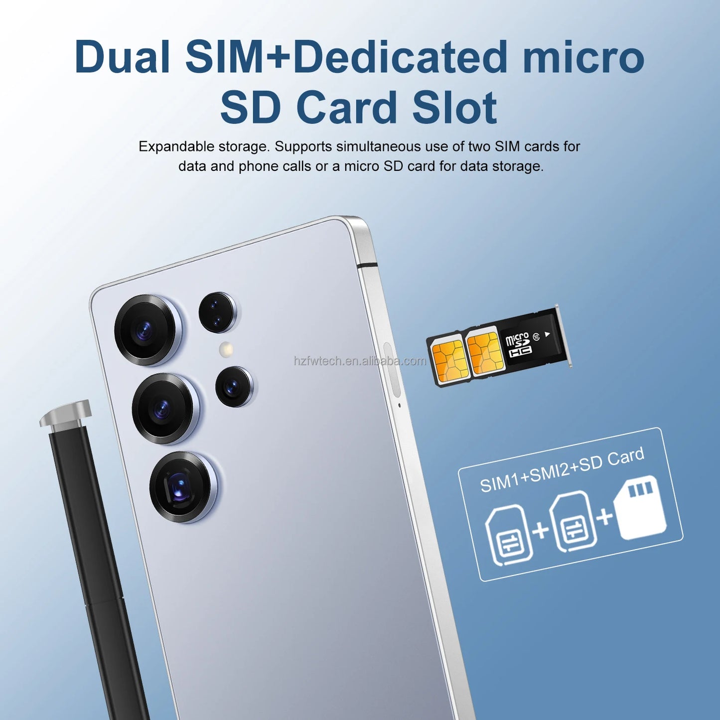 S25 Ultra Smartphone7.3inch Unlocked Dual Card 5G Smartphone Android Mobile Phones Telephone Wholesale Original S25 16G+1TB