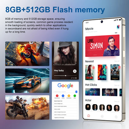 S25 Ultra Smartphone7.3inch Unlocked Dual Card 5G Smartphone Android Mobile Phones Telephone Wholesale Original S25 16G+1TB