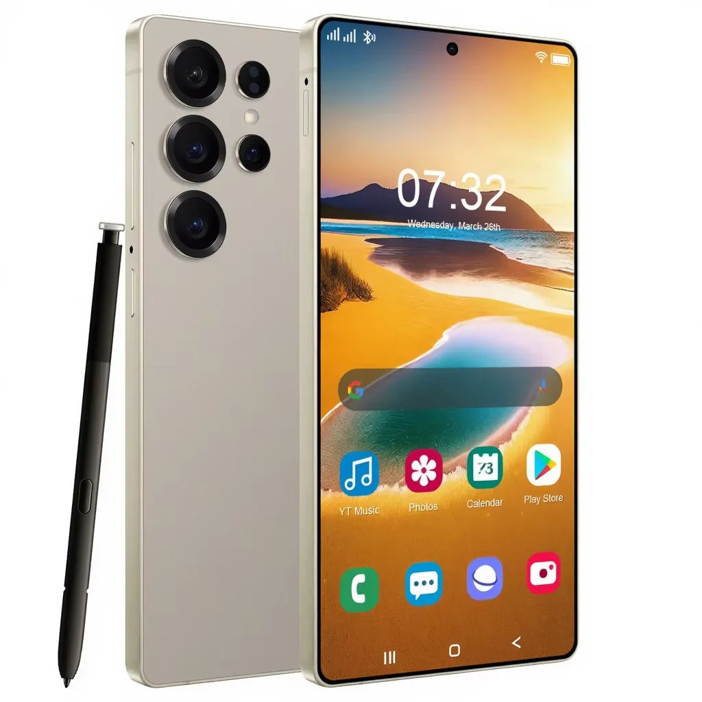 Best Selling S24 Ultra 5G Smartphone 7-Inch Version with Dual SIM Android14 CDMA Cellular 4G/5G Mobile Phones