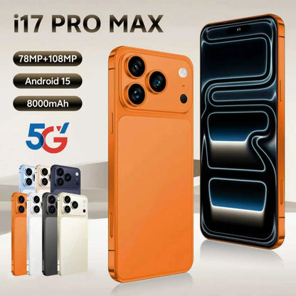 New I17 ProMax Wholesale Cheap Brand Mobile Original Phone Version Unlocked 16GB+512GB1 TB Original Low Price Dual Sim Card