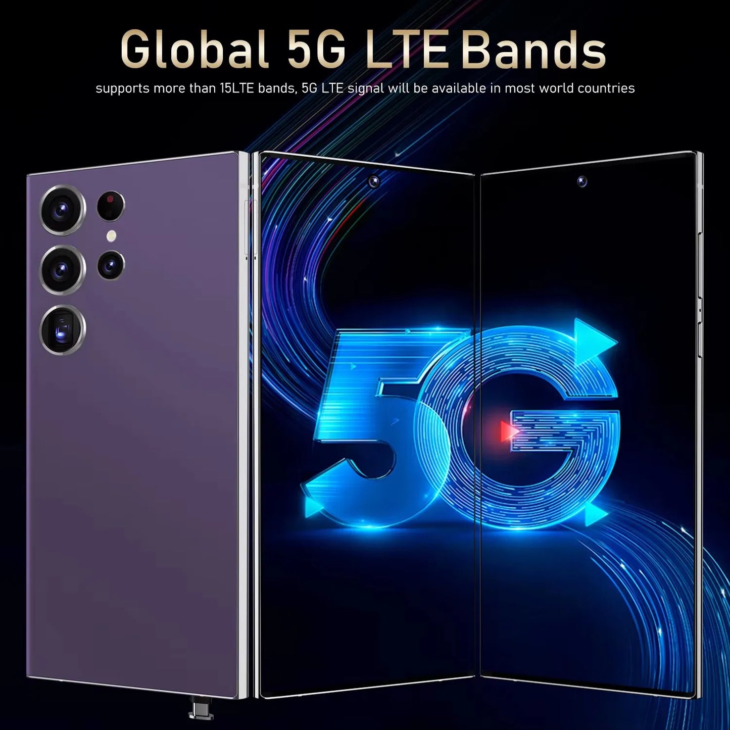 Sell at the Lowest Price Factory Price S26 Ultra Smartphone 8GB+256GB Unlocked Dual Card 7.3 Inches Screen Mobile Phones