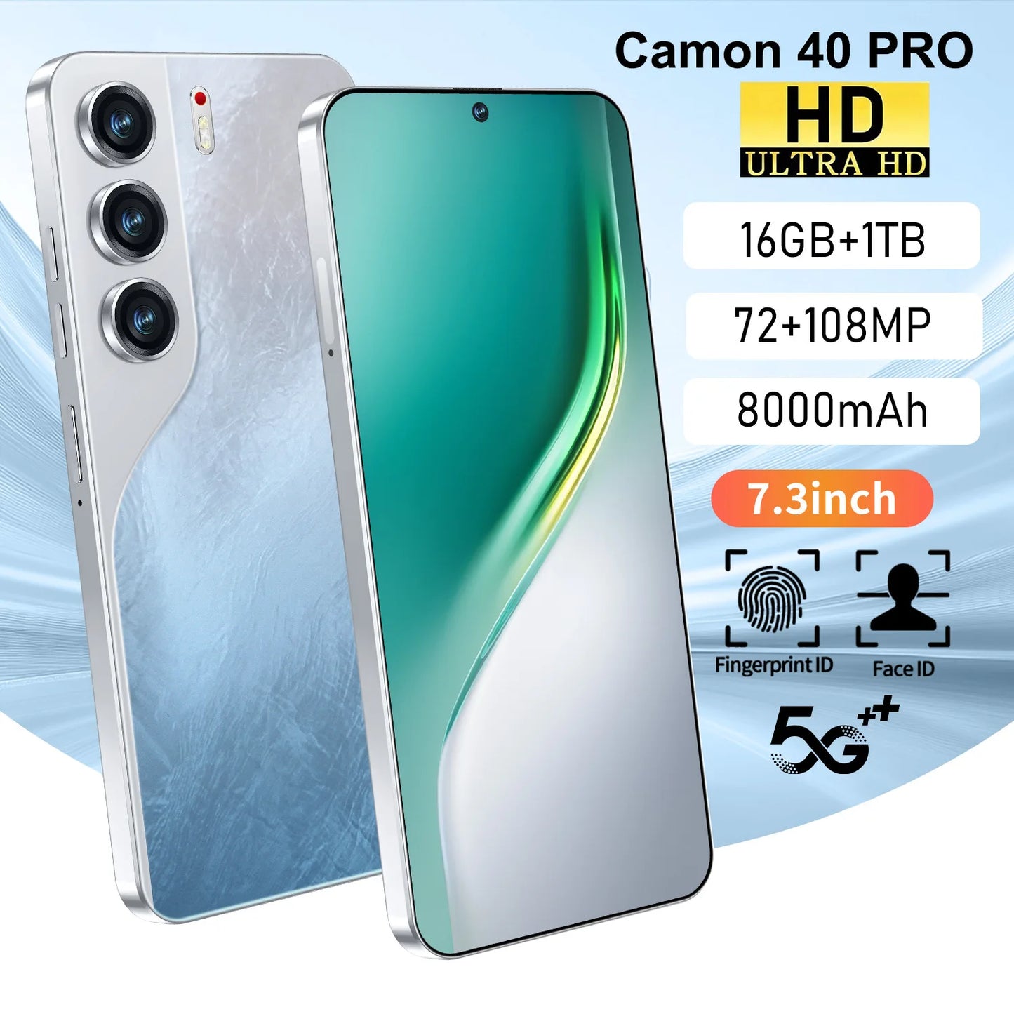 2024 Hot Sale Newest C40Pro 3G Android Mobile Phones Gooba 6.5inch Unlocked Dual SIM Smartphone