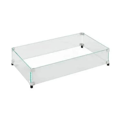 HDPE Poly Wood Rectangular Fire Table USA Made