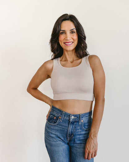 Classic Wide Strap Tank Halftee