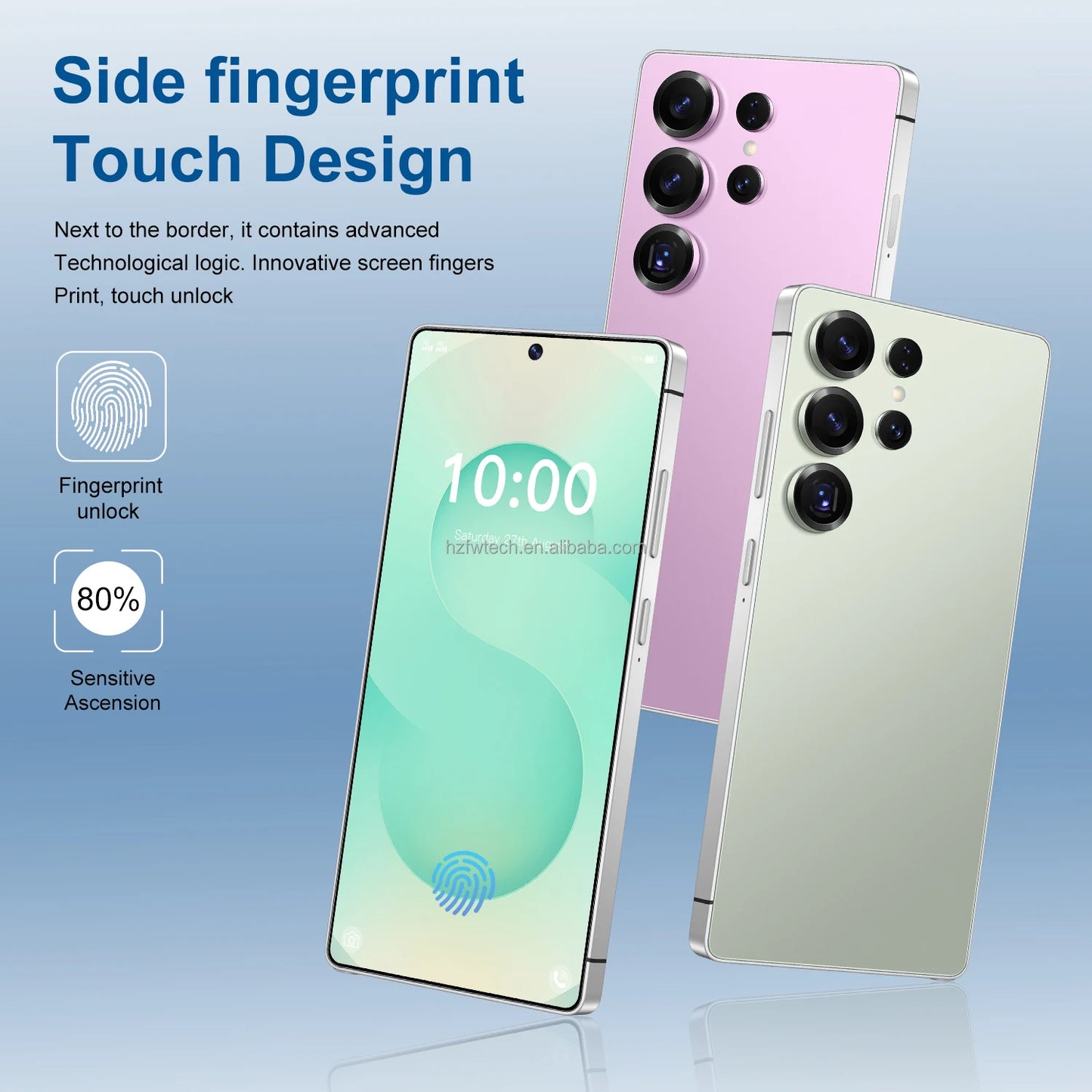 S25 Ultra Smartphone7.3inch Unlocked Dual Card 5G Smartphone Android Mobile Phones Telephone Wholesale Original S25 16G+1TB