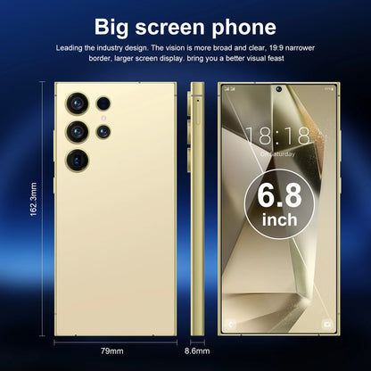 22G+2TB S25 Ultra Factory Price Big Screen Version Android 5G Smartphone Dual-SIM HD Unlocked Phones Built-in Pen 108MP