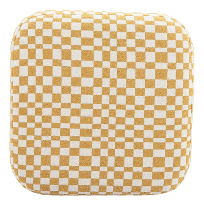 Haki Multicolor Fabric Ottoman