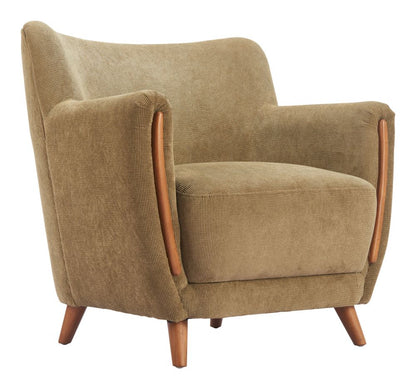 Hako Olive Fabric Club Chair