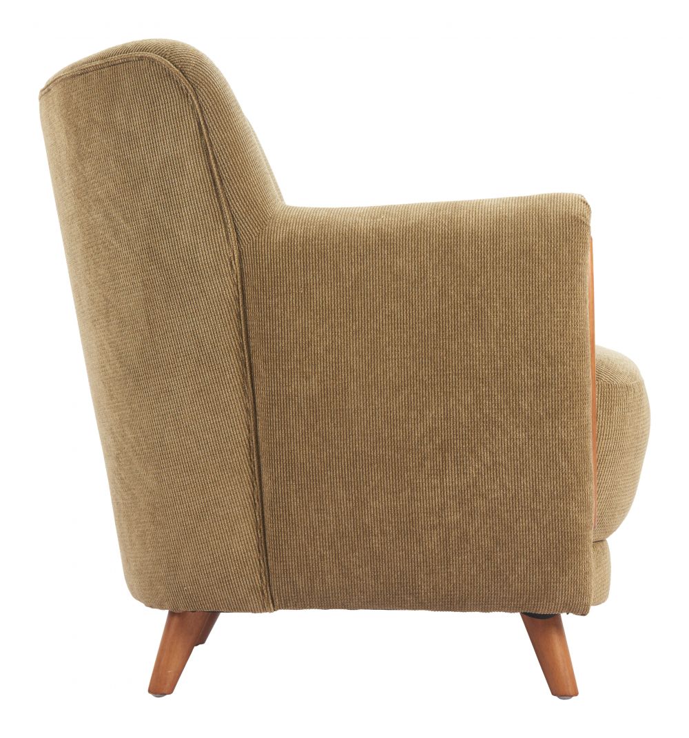 Hako Olive Fabric Club Chair