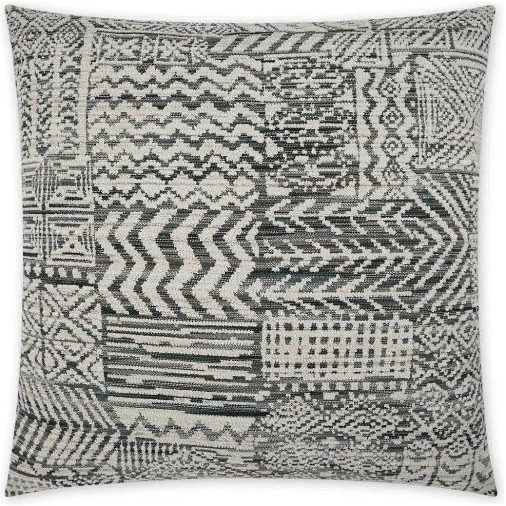 Hallston Charcoal Global Grey Large Throw Pillow Insert