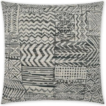 Hallston Charcoal Global Grey Large Throw Pillow Insert