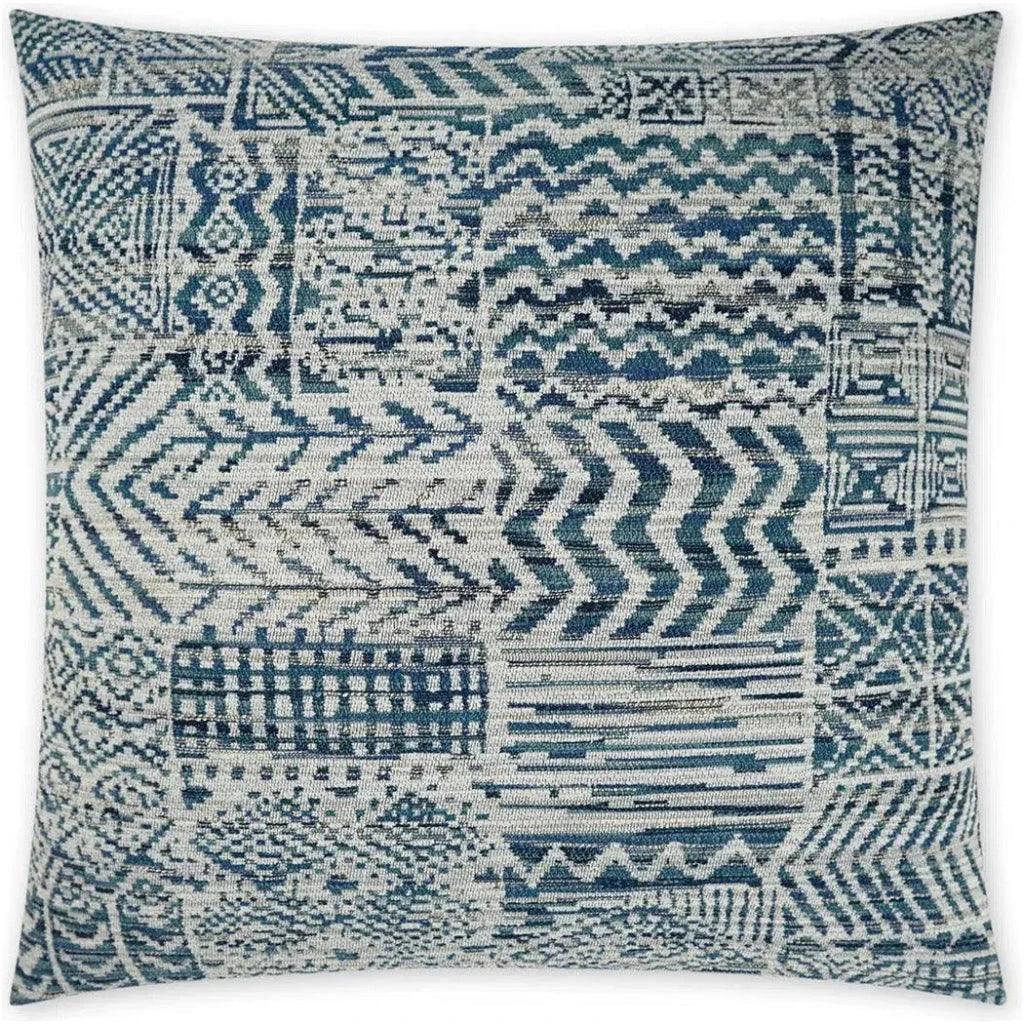 Hallston Indigo Global Blue Large Throw Pillow Insert