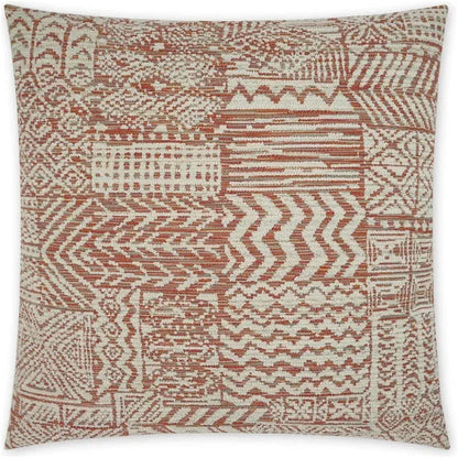 Hallston Melon Global Orange Large Throw Pillow Insert