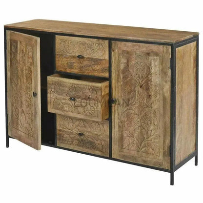 Haloneth Wood Brown Sideboard