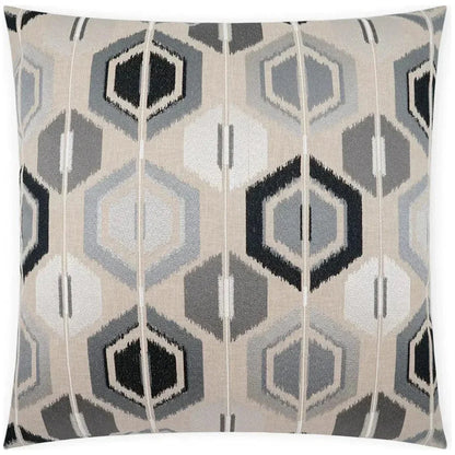 Hamish Western Chic Grey Tan Large Throw Pillow Insert